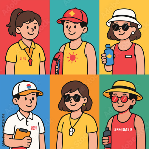 Beach Employee Avatars