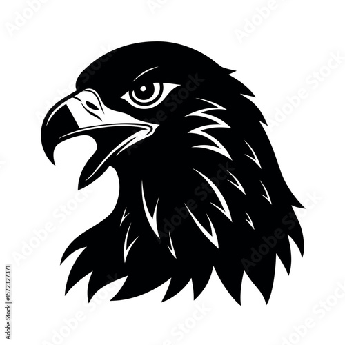 Booted Eagle Angry Face Clipart