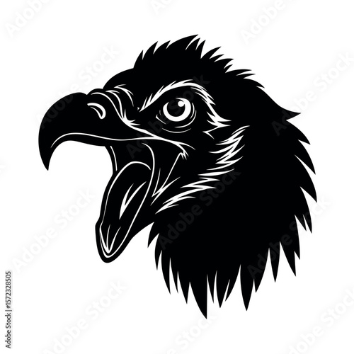 Lappet Faced Vulture Angry Mood