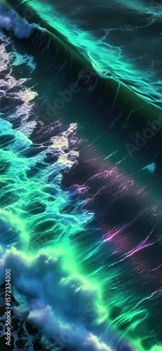 abstract blue background with waves