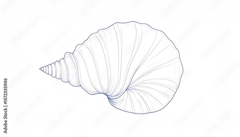 Fototapeta premium Tropical Ocean Conch