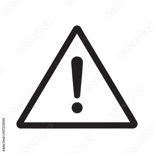 A triangular red and white road sign with an exclamation mark warns of an upcoming danger or hazard, signaling the need for attention and caution