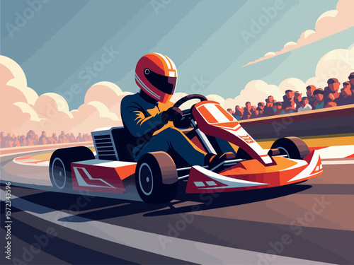  Go kart racing game competition
