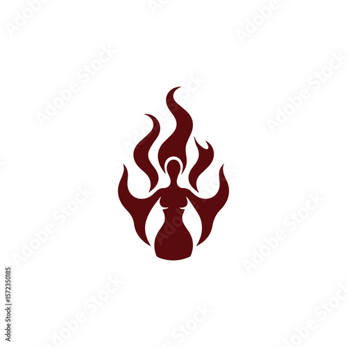 fire goddess logo