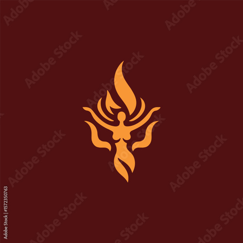 fire goddess logo