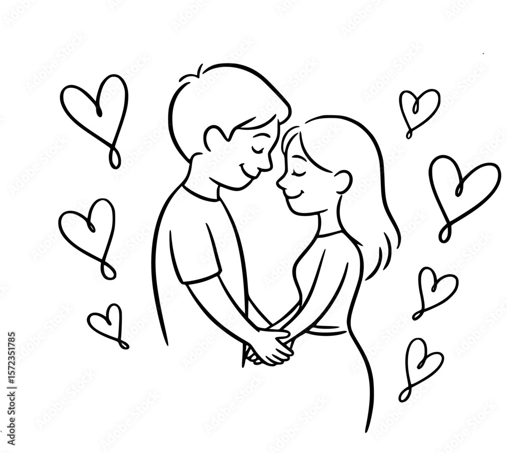 Romantic Bench Engagement Ring Marital Bliss Vector Graphics
