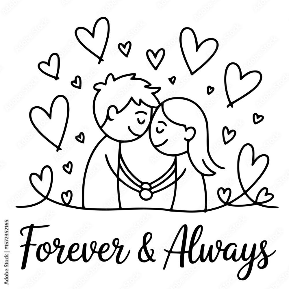 Heart Balloons Wedding Carriage Love Story Vector Graphics