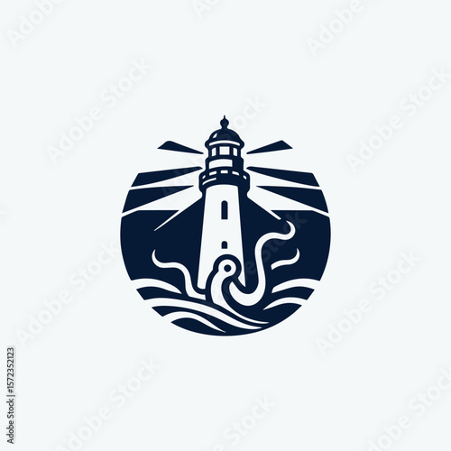 lighthouse kraken logo