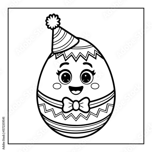 funny easter egg coloring pages