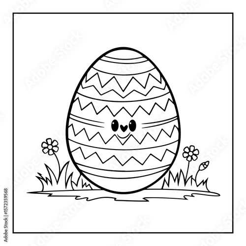 funny easter egg coloring pages