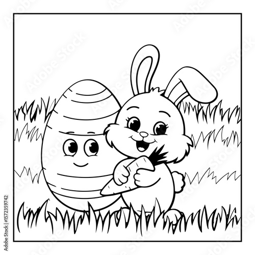 funny easter egg coloring pages