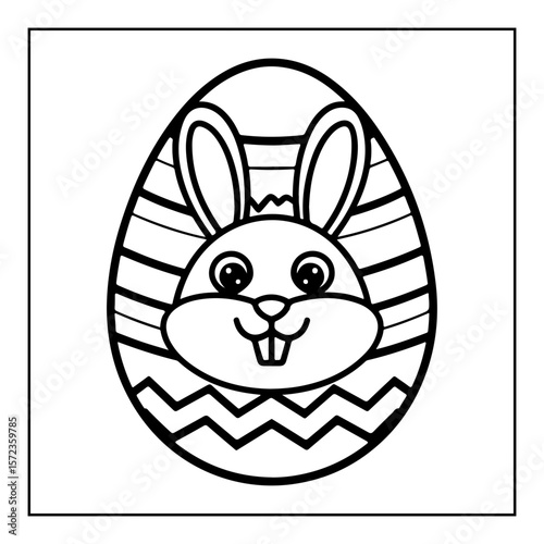 funny easter egg coloring pages