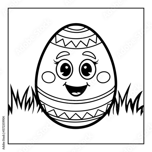 funny easter egg coloring pages