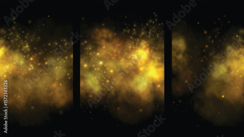 Vibrant cosmic explosions illuminate the dark night sky, revealing a spectacular supernova in a distant galaxy