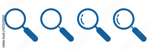 search modern line style icon . magnifying glass icon . eps 10 