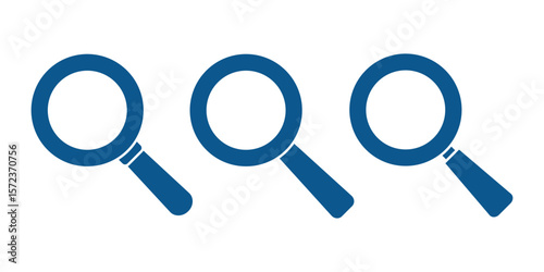 search icon . Magnifier Search magnify glass icon vector symbol design illustration . eps 10 