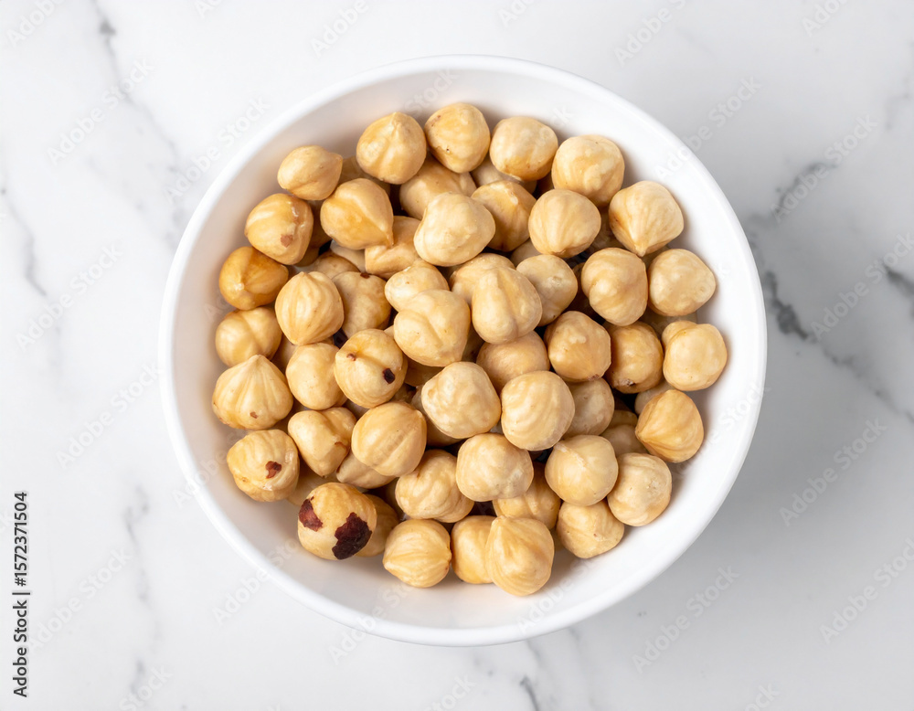 Hazelnuts in a bowl Hazelnuts in a bowl