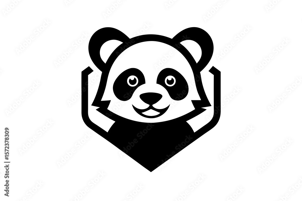 Obraz premium panda with a smile