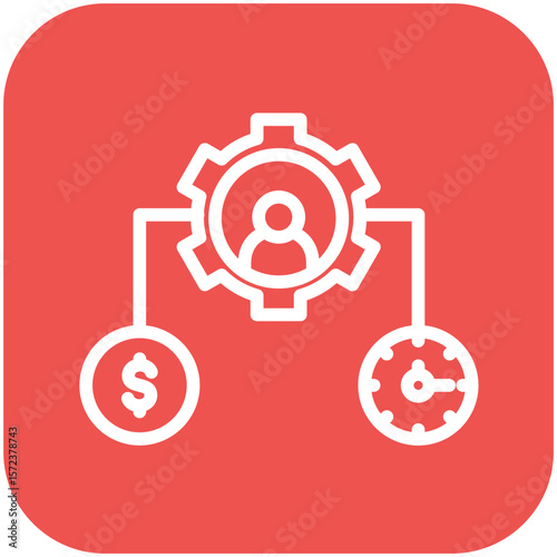 Resource Allocation Icon