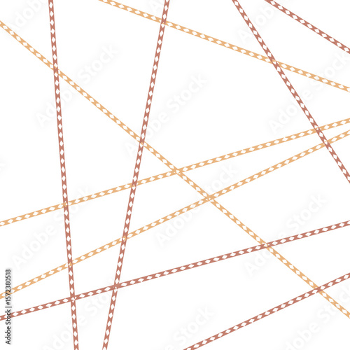 アフリカンテイストのランダムライン背景　Adobe Illustrator Artwork