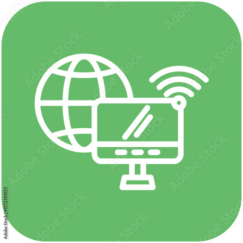 Remote Work Icon