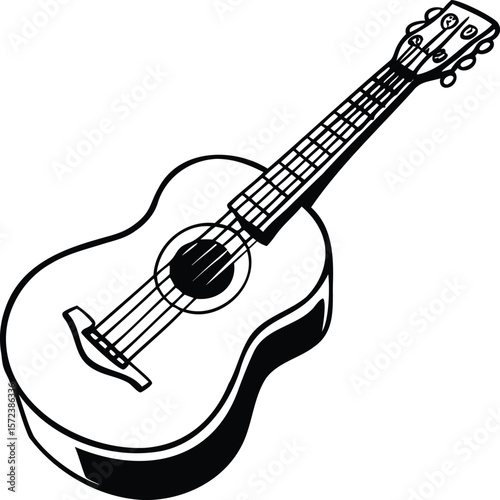 Acoustic Guitar Vector
