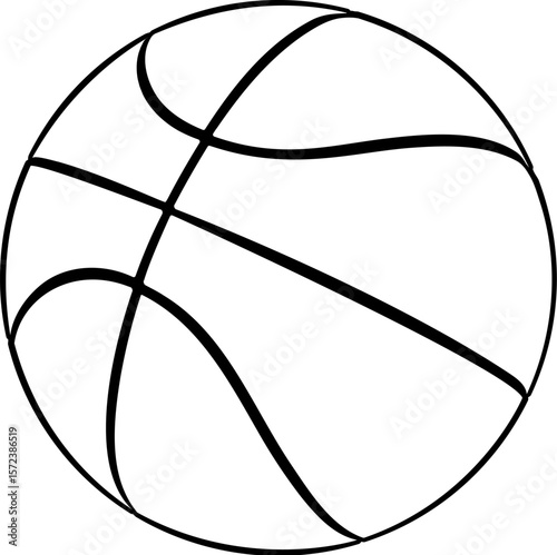 A basketball ball cartoon s...