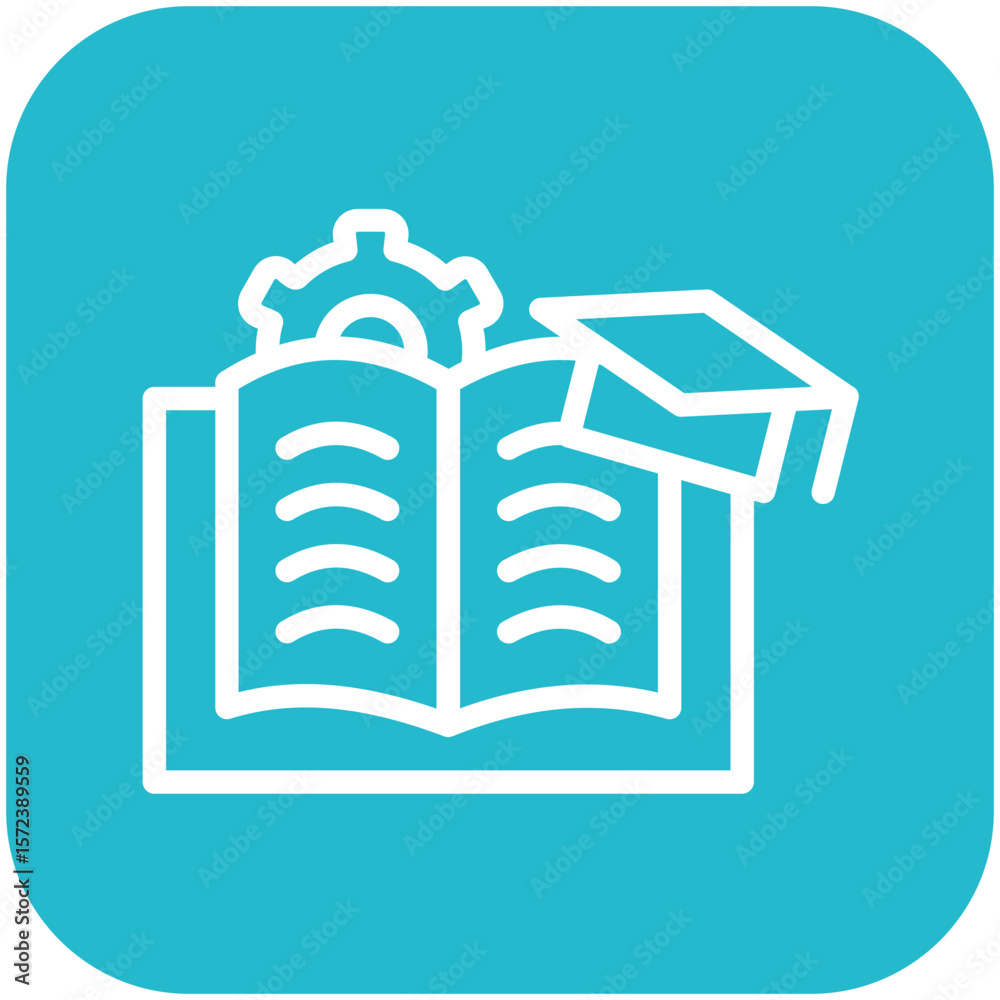 Naklejka premium Study Skills Icon
