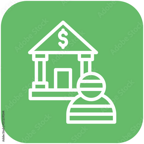 Bank Robbery Icon