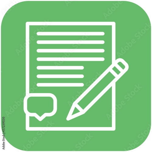 Speech Writing Icon