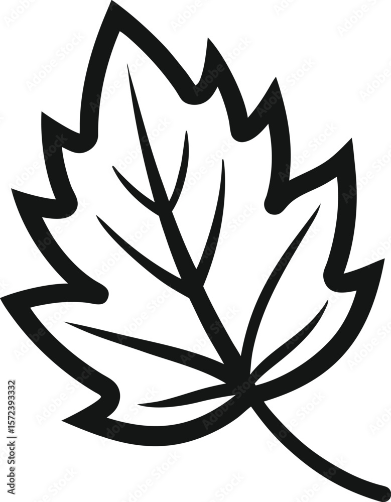 Fototapeta premium Leaf Symbol vector illustration on transparent background
