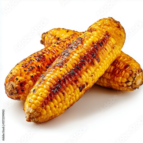 Grilled corn on the cob