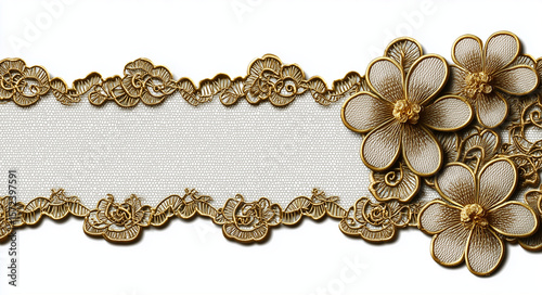 Sfondo elegante con merletti. Spazio per testo o messaggio.