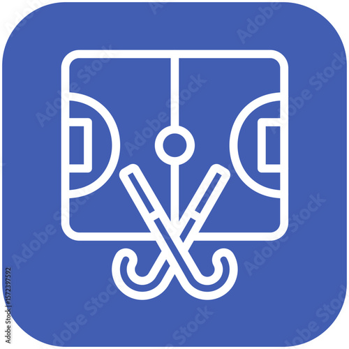 Field Hockey Sticks Icon