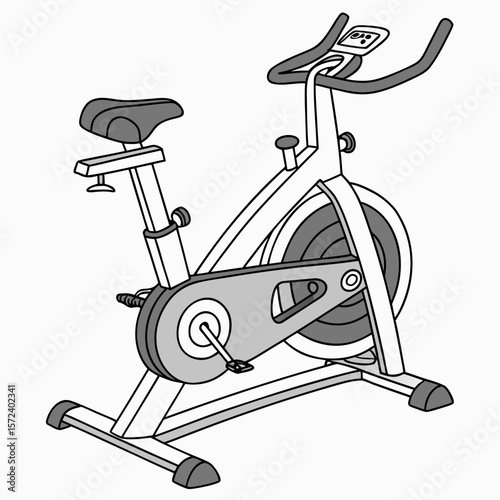 Stationary exercise bicycle exercise bike stationary bike