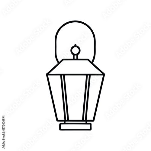 lantern line art