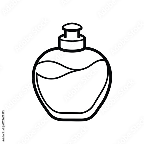 perfume line art