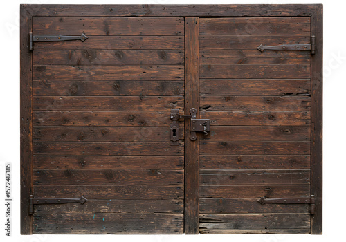 Antique Double Wooden Doors
