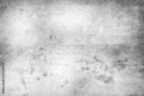 Grunge halftone black dost texture background. Abstract overlay