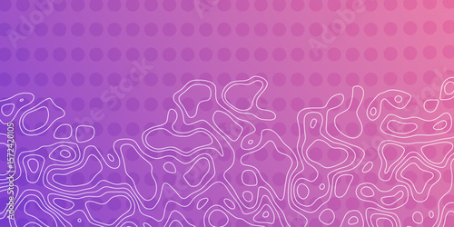 Abstract design with organic shapes and soft gradients in purple and pink tones