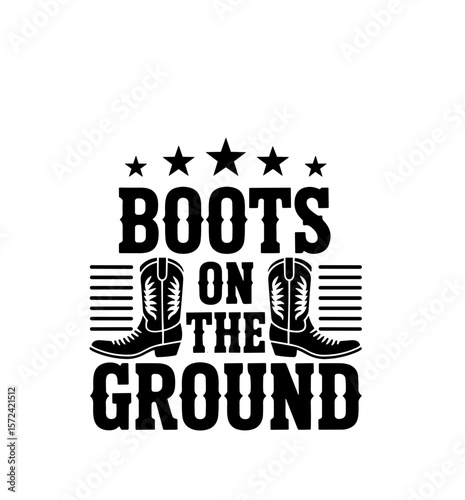 boots on the ground svg