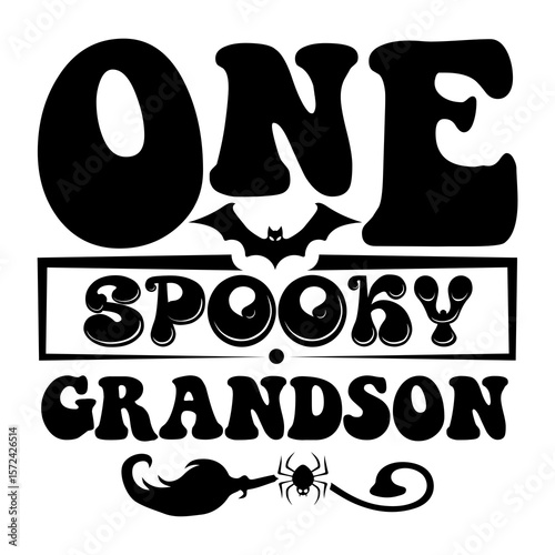 One spooky grandson SVG Design
