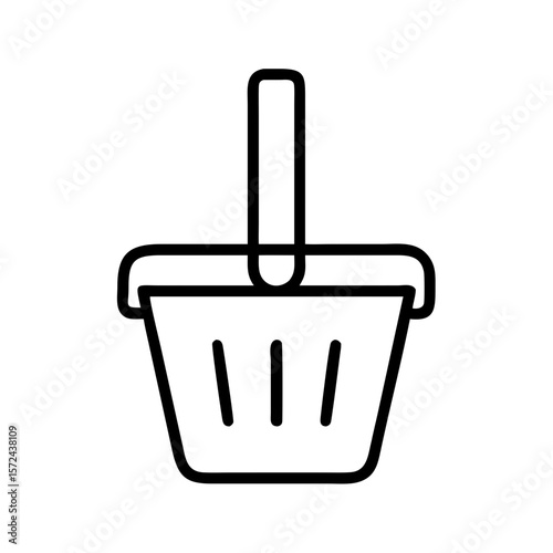 basket icon vector illustration