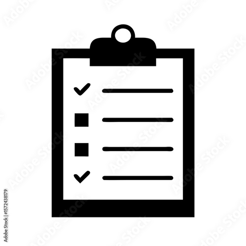 vector illustration of a clipboard