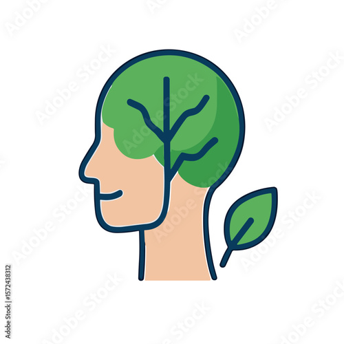Eco Mind with Leaf	