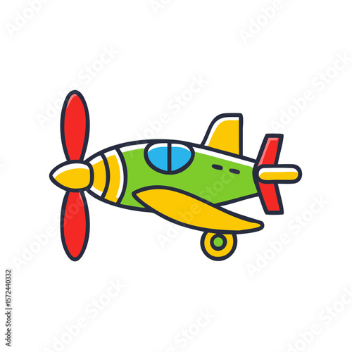 vector illustration of an airplane