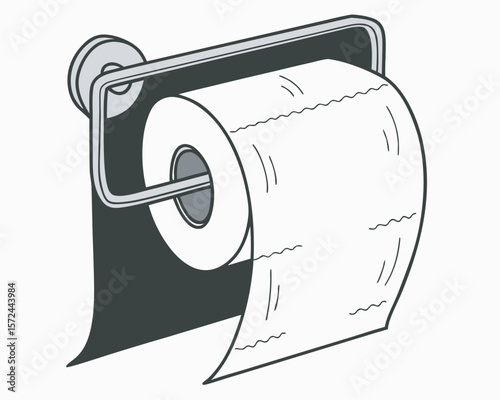 Bathroom tissue holder