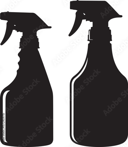 Spray bottle silhouette