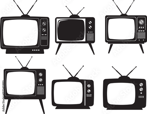retro television set