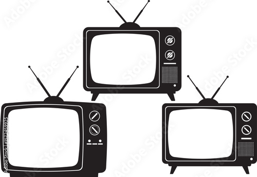 old tv set